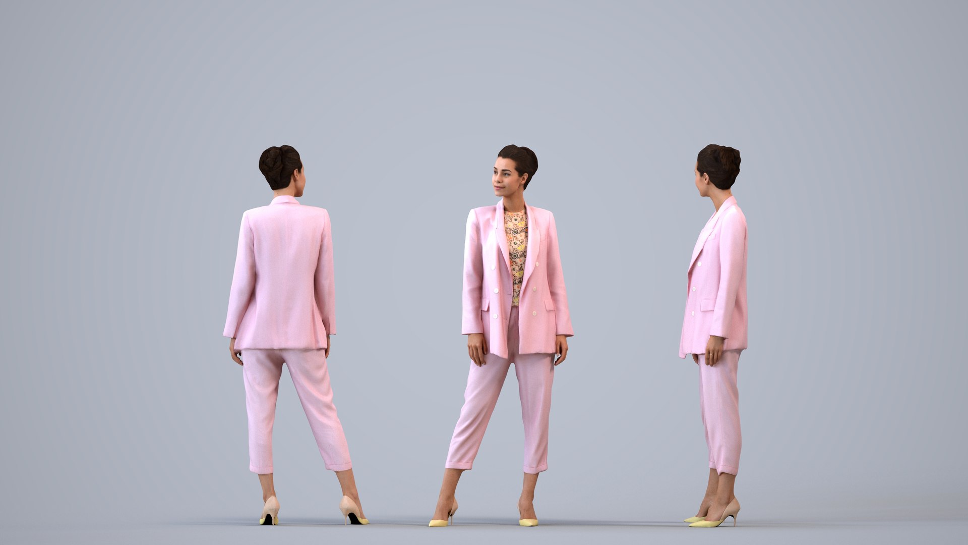 00277Denise001 - Adult Caucasian Woman Waiting In Office Wearing Autumn ...