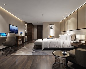 3D bedroom interiors