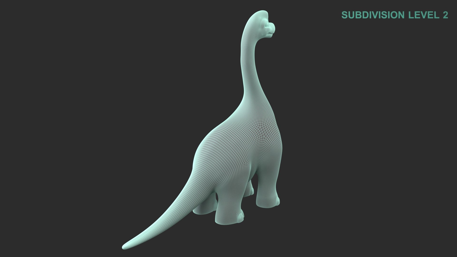 Cartoon Dinosaur Brachiosaurus 3D model - TurboSquid 2024937