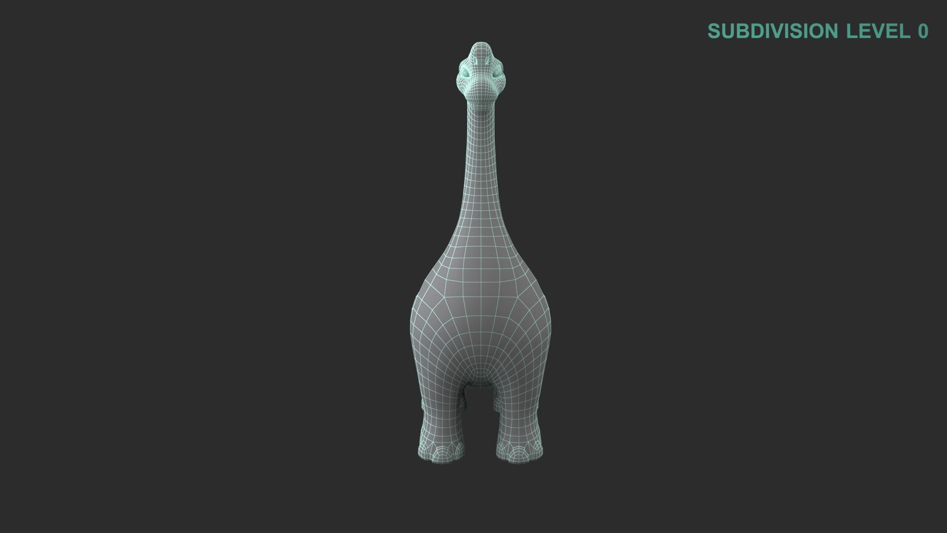 Cartoon Dinosaur Brachiosaurus 3D model - TurboSquid 2024937