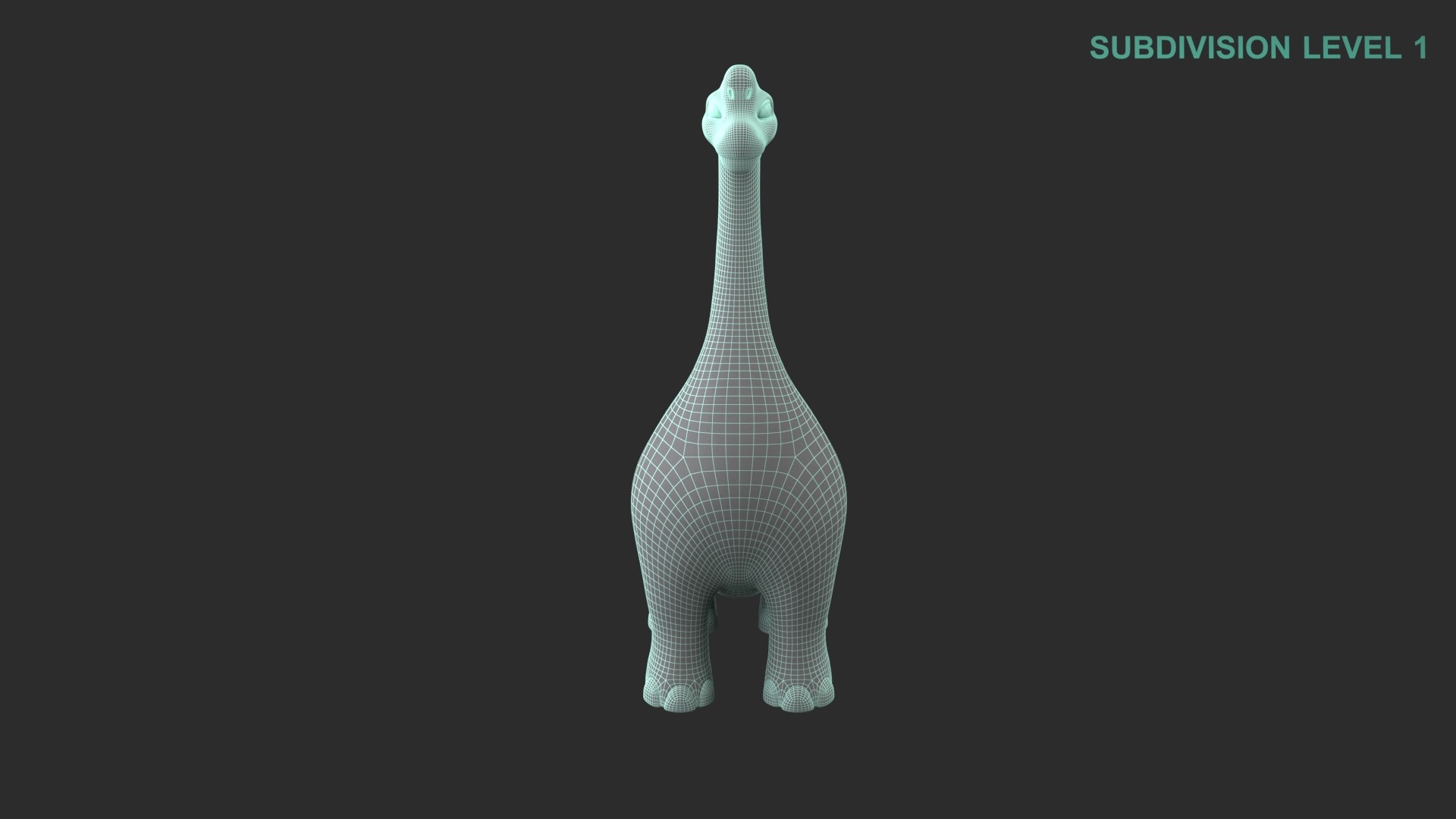 Cartoon Dinosaur Brachiosaurus 3D model - TurboSquid 2024937
