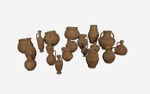 3D model pot pottery