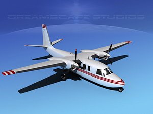 propellers rockwell turbo commander 690 3d max