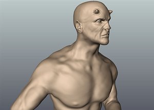 3d model of man fantasy