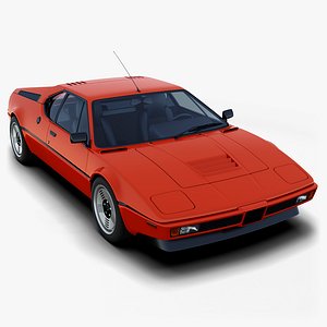 3D classic concept car italdesign