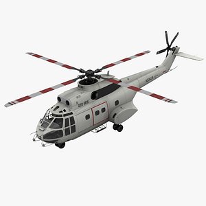 3d utility helicopter sa 330 model