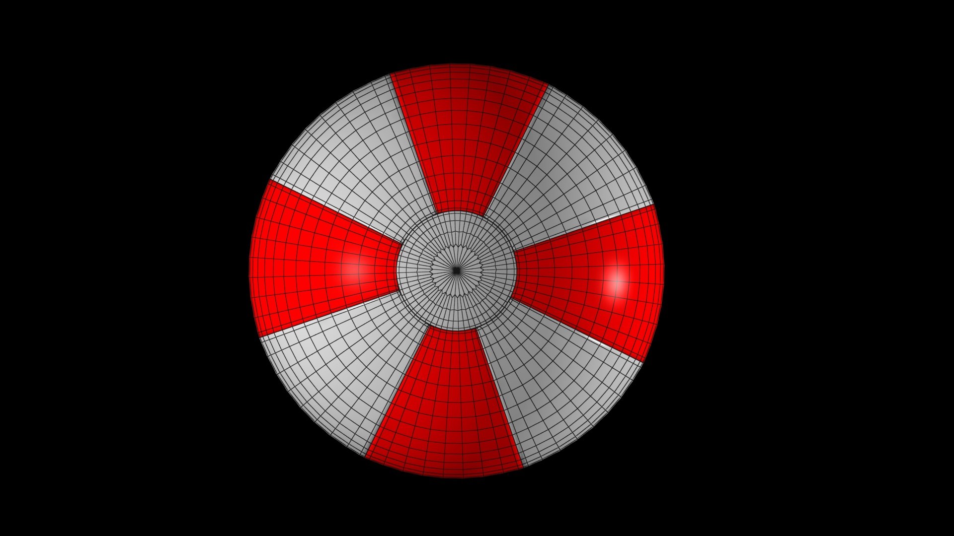 3d beach ball model