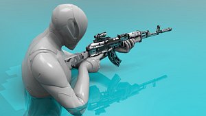 AK47 Assault Rifle Fps - Tps