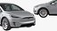 tesla cars big 3 3D model