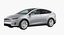 tesla cars big 3 3D model