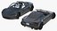tesla cars big 3 3D model