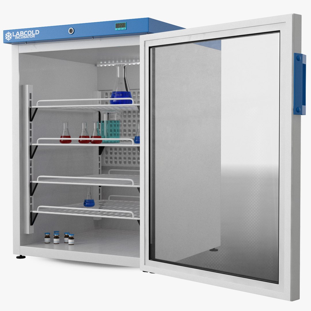Labcold Incubator 150L with Flask 3D model preview