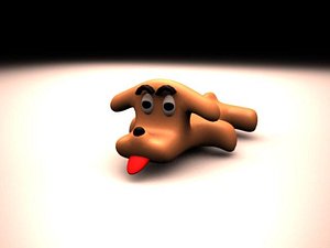 dogs toy 3d model