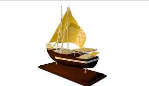 decoration ship 3d 3ds