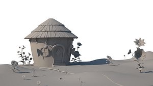 3D stylized environment model