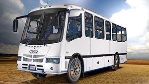 encava bus e-nt610ar isuzu 3D