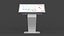 3D Electronic Kiosk model