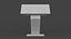 3D Electronic Kiosk model