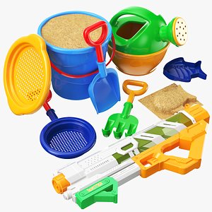 Detailed Sand Toys Set
