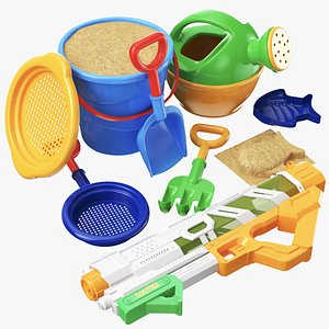 Detailed Sand Toys Set
