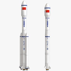 Long March 8  CZ-8 3D