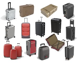 Suitcase Collection 01 3D model
