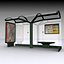 bus shelter 3d model