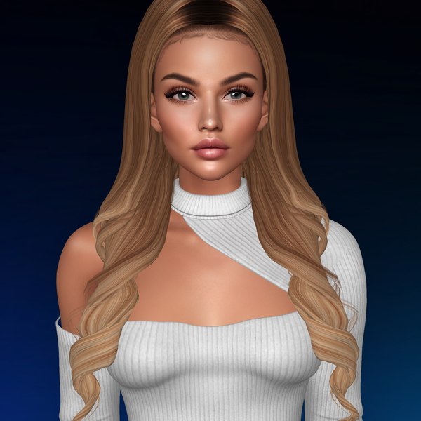 Cabelo feminino Modelo 3D $33 - .obj - Free3D