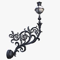 Decorated Hanging Lamppost