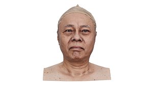 3D Raw Head Scan Uchida Tadao