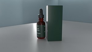 Dropper Bottle 3D Model