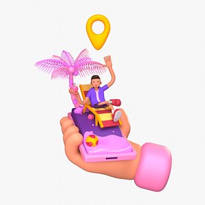 3D Traveling Location