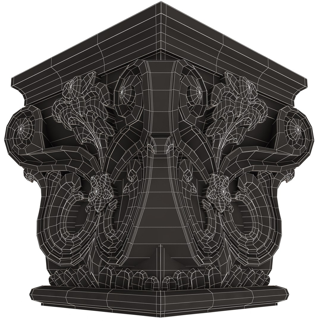 Carved Capital 0702 3D model https://p.turbosquid.com/ts-thumb/q5/RGbpAh/h4/wireframelowcarvedcapital07021/jpg/1662836625/1920x1080/fit_q87/34a59918eb27cd49cd431f2cf7ca7e0887475e80/wireframelowcarvedcapital07021.jpg
