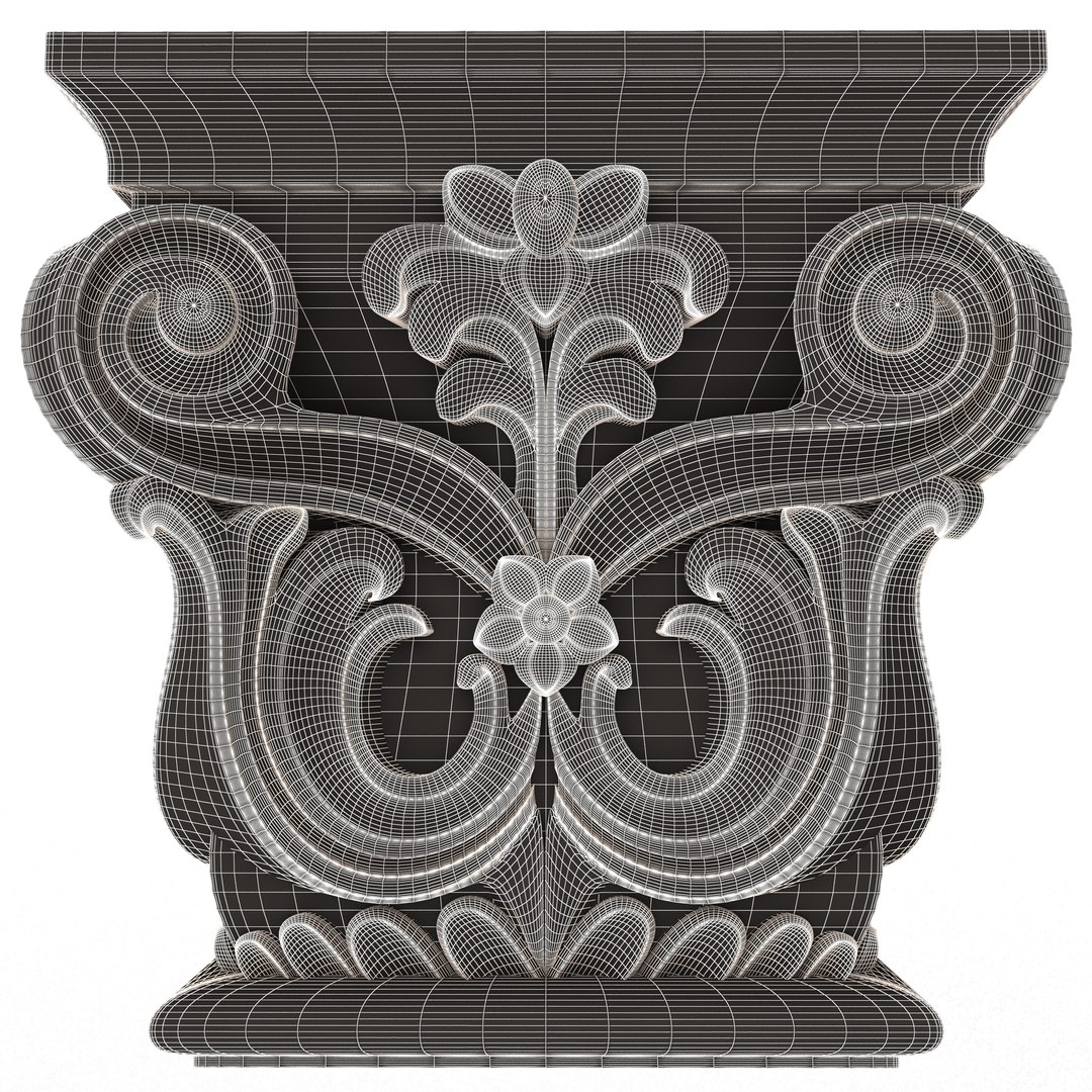 Carved Capital 0702 3D model https://p.turbosquid.com/ts-thumb/q5/RGbpAh/qb/wireframehighcarvedcapital07025/jpg/1662836588/1920x1080/fit_q87/0d5e4a1b60a392a8da1df6733242c84f6aac8d75/wireframehighcarvedcapital07025.jpg