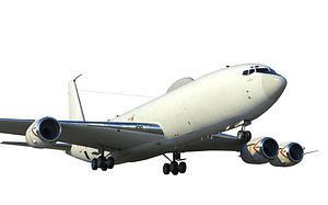 3D Boeing E-6 Mercury doomsday plane model