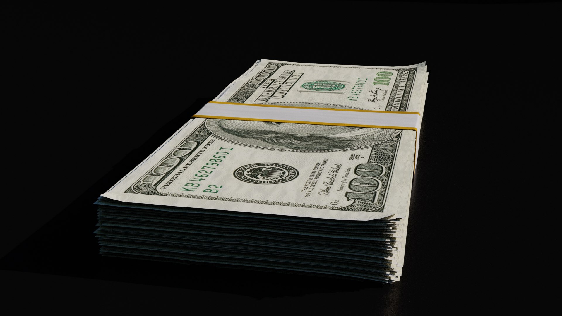 Money Stack - Modelled 3D - TurboSquid 1694974