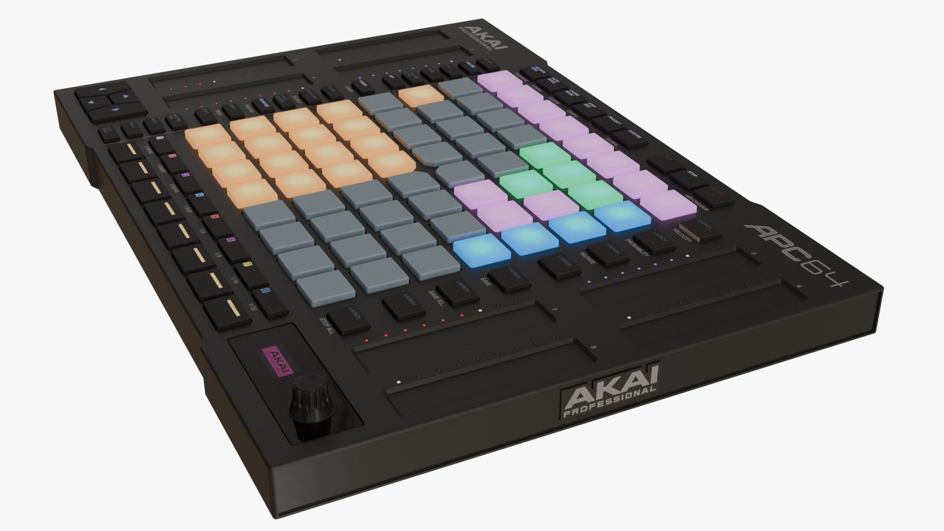 3D AKAI Professional APC 64 model https://p.turbosquid.com/ts-thumb/q5/f1sPvi/ZO/05/png/1732660360/1920x1080/fit_q87/f231c23ceb7254c0d7d3db19719226efda088213/05.jpg