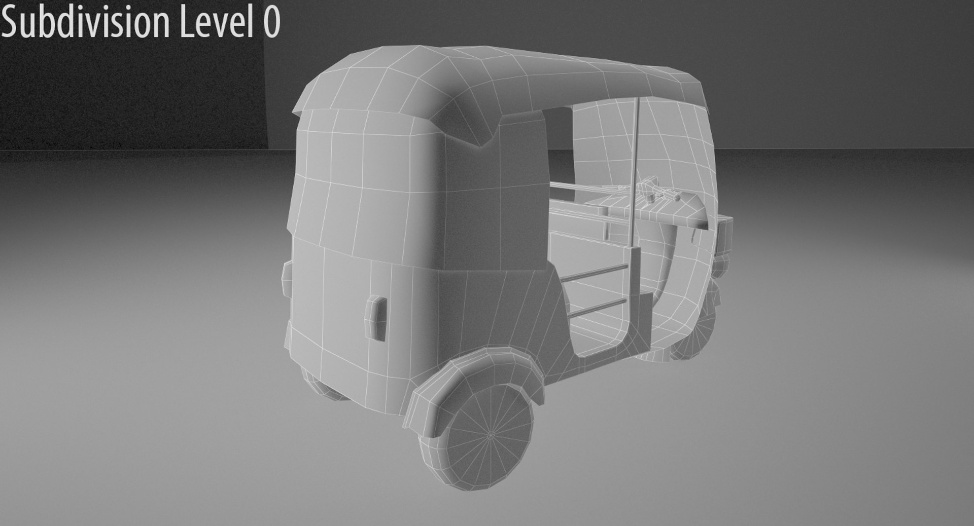 3d Model Auto Rickshaw