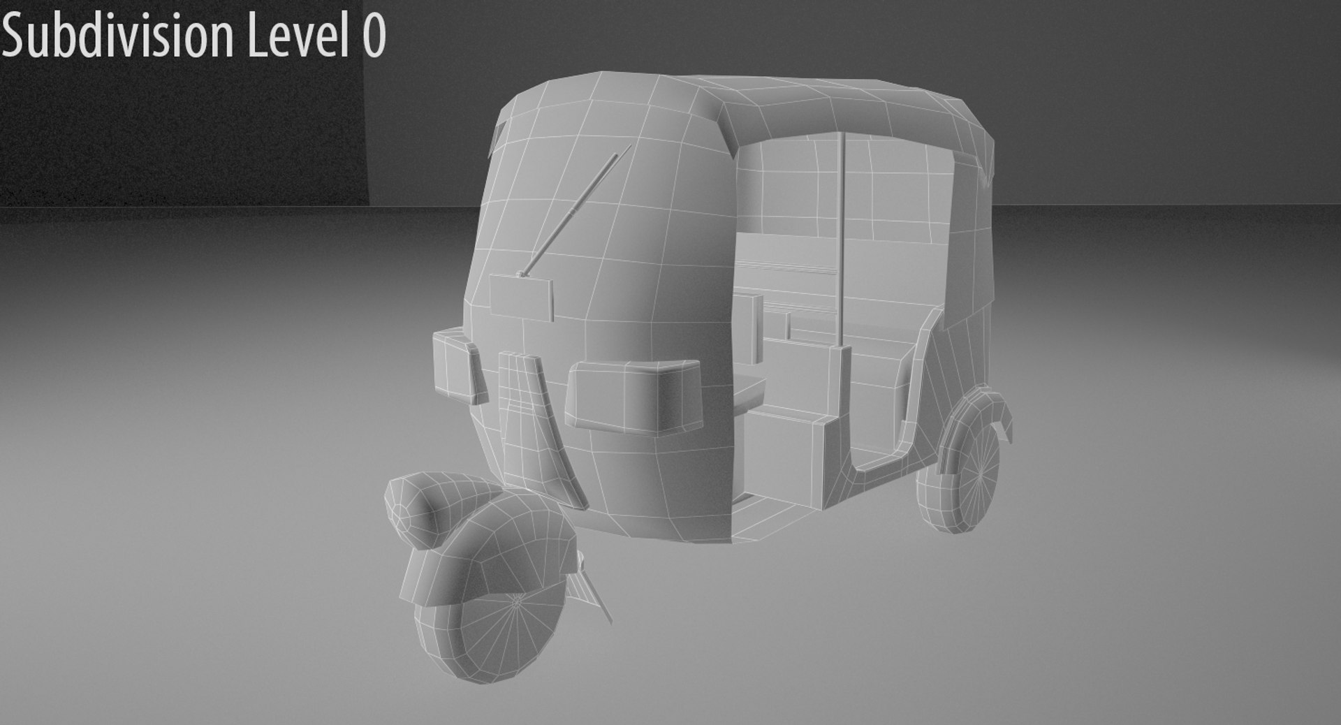 3d Model Auto Rickshaw
