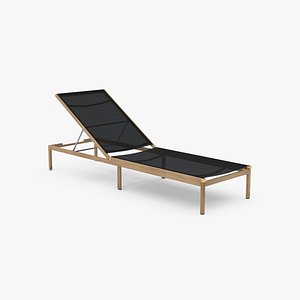 Patio Lounger with Sling