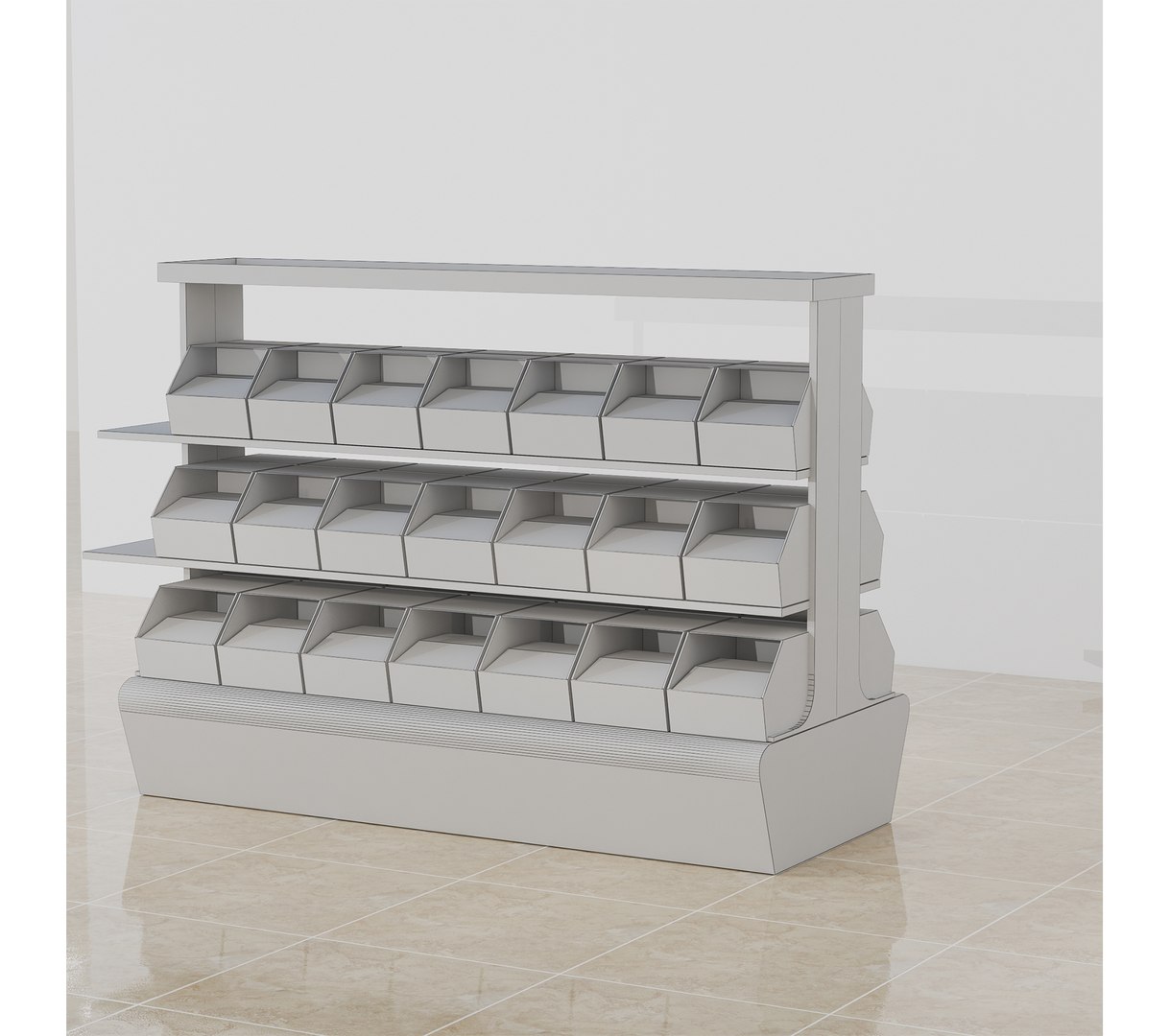 Modern Nuts And Spices Stand 3D Model - TurboSquid 2122044