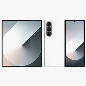 Samsung Galaxy Z Fold6 White model