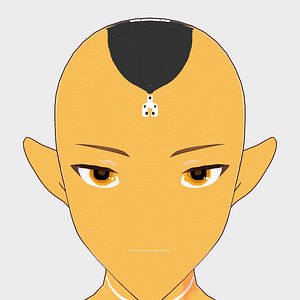 3D Rigged Anime Boy Character - Stylized Manga Guy T-Pose 3D Model