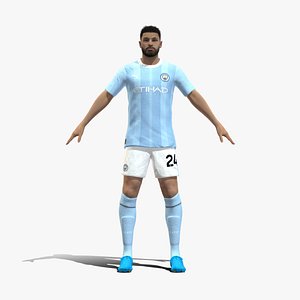 3D Rigged Josko Gvardiol Manchester City 2024
