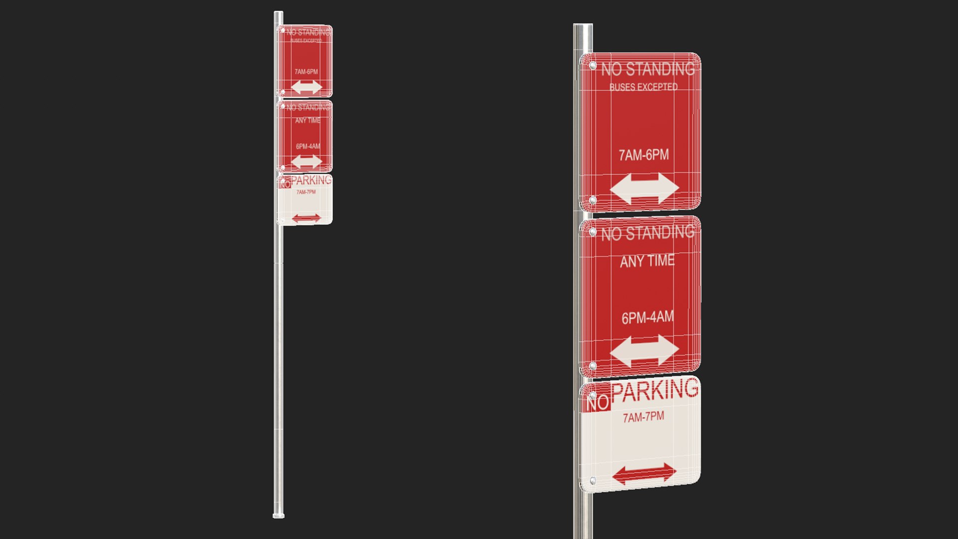 3D Model Traffic Sign 04 - TurboSquid 2275215