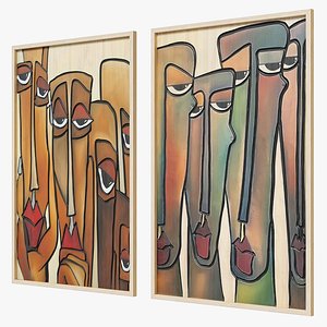 Wood Decorist cubic faces 3D