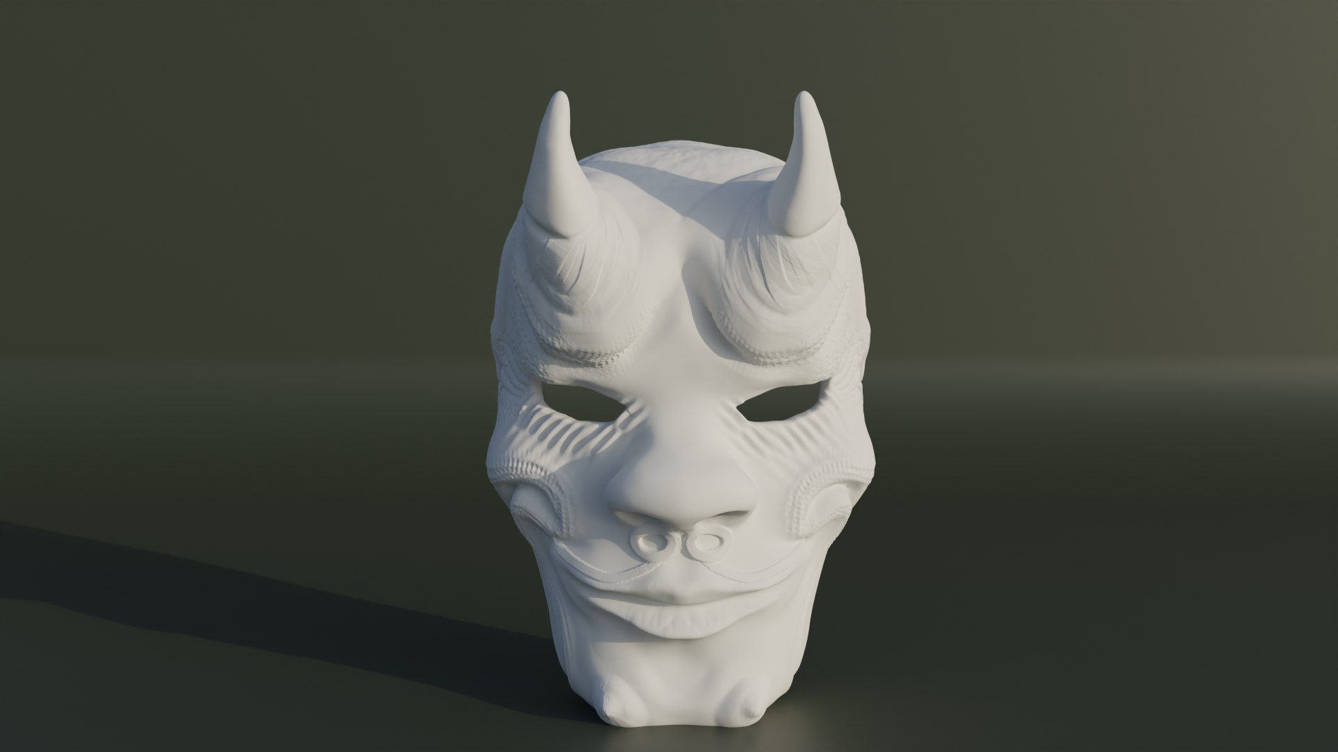 Devil Cosplay Mask Demon Face Mask 3D print model model - TurboSquid ...