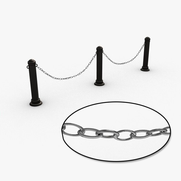 Барьерная модель. Stanchion 3d модель. Цепной барьер. 3d model Chain Cleaner.