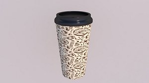Paper Cup Patterned coffe
