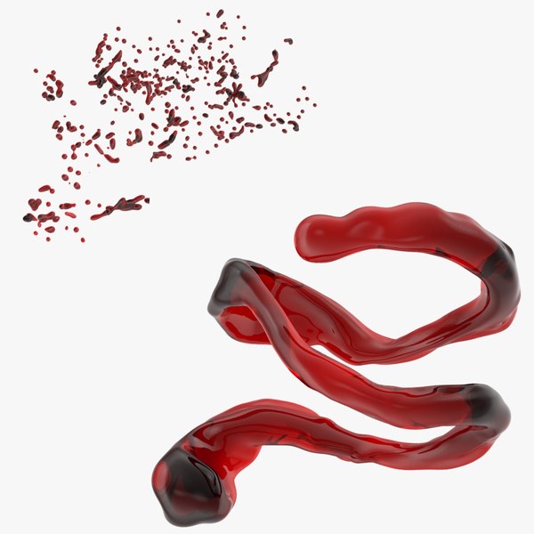 Blood splash Bundle 3D model